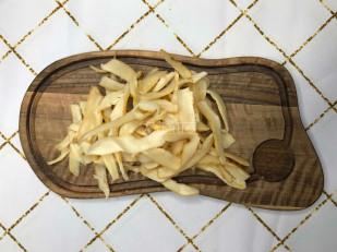 Кальмар стружка со вкусом краба (розовая): Кальмар полукольца