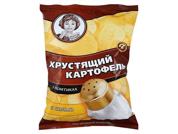 Картофельные чипсы "Девочка" 160 гр. в Апрелевке