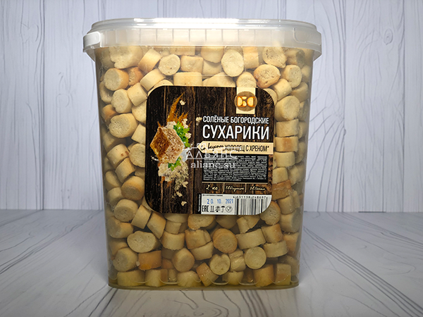 Сухарики с холодцом и хреном в Апрелевке