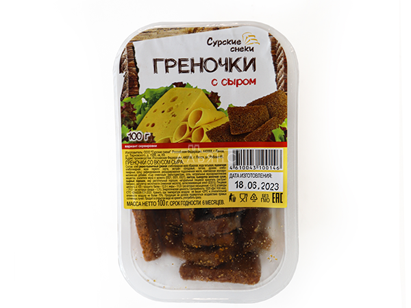 Сурские гренки со вкусом Сыра (100 гр) в Апрелевке