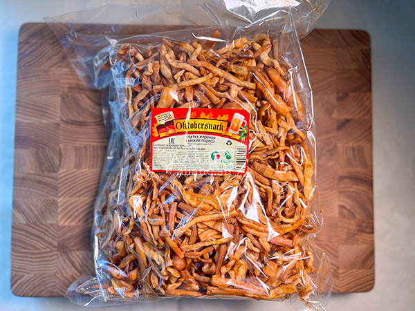 Нитка ЖАРЕНАЯ "Тайский перец" Oktobersnack 1 кг (сырный продукт) в Апрелевке