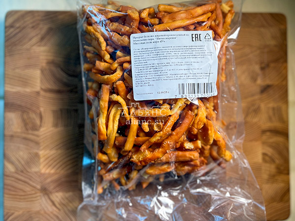 Нитка ЖАРЕНАЯ  Oktobersnack1 кг (сырный продукт) в Апрелевке