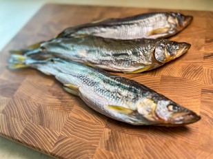 Чипсы из лаваша: Корюшка с икрой вяленая ГОСТ (крупная)