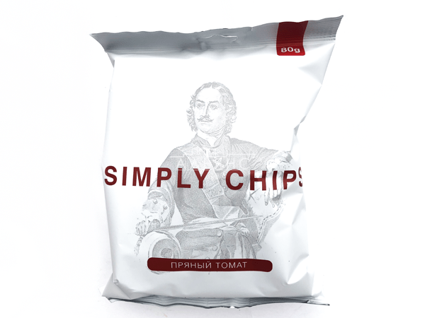 Картофельные чипсы "Simple chips" Пряный томат 80 гр. в Апрелевке